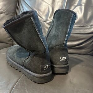 UGG Charcoal Suede Boots